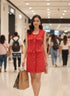 Tweed Sleeveless Short Dress
